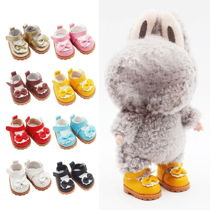 Doll%20Leather%20Shoes%20Labubu%20Bow%20Shoes%20for%2017cm%20Labubu%2010cm%20EXO%20/Cotton%20Doll%20Finger%20Shoes%20-%20Image%202