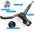 TANKE MT200 Bike Hydraulic Disc Brake MTB Brake BL BR 800/1600mm Bicycle Brake 2 Piston 3 Finger Steel Lever Bike Parts Upgrade. 