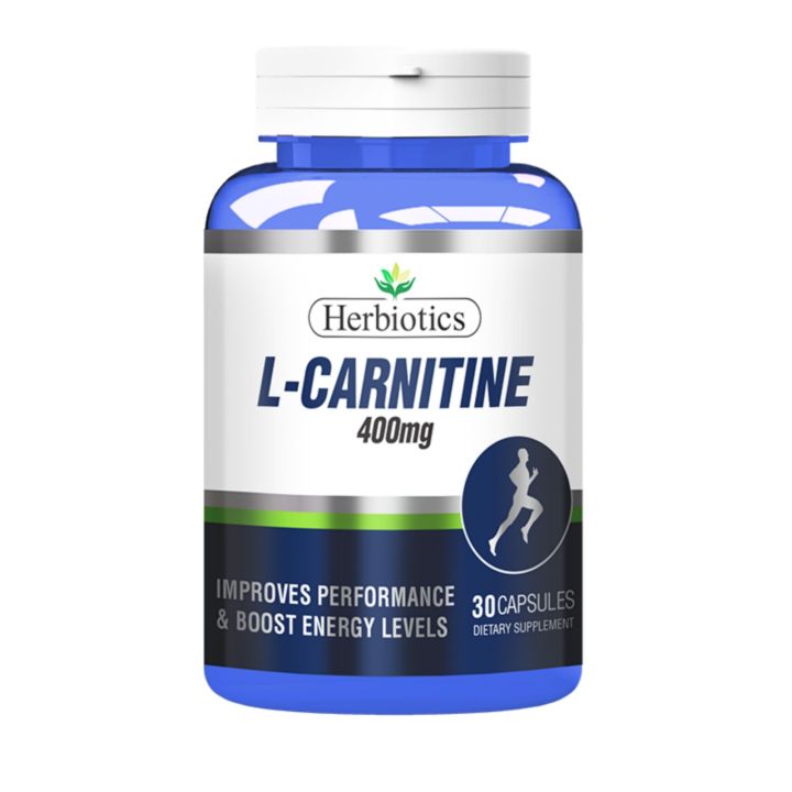 Herbiotics L-Carnitine 400mg 30s Capsules
