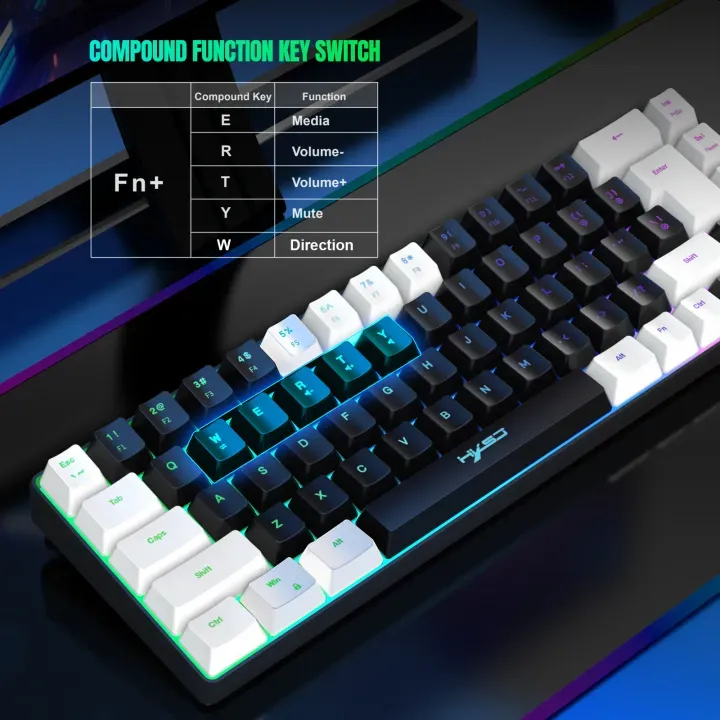 New%20Game%20Membrane%20Keyboard%2068%20Key%20Wire%20Split%20RGB%20Backlight%20Multi-function%20Wired%20Keyboard%20In%20Stock%20-%20Image%203