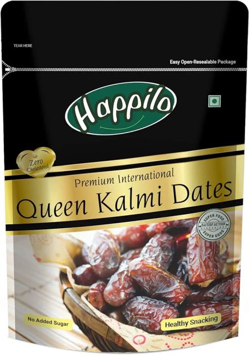 Happilo Premium International Fresh Queen Kalmi Dates 200 gm | 100% Naturally Dried Dates | Sourced from Saudi Arabia | Vegan & No Artificial Flavour

￼

￼

￼

￼

￼

￼