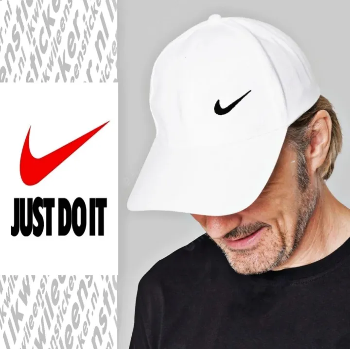 NEW%20Nike%20BASEBALL%0ACAP%20PLAIN%20White%20-%20Image%202