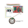 400W PWM DC Brushless Electric Motor Speed Controller with Hall  BLDC Motor Controller 3 Phase PWM 9-60V. 