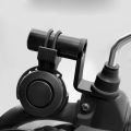Motorcycle Phone Holder Handlebar Stand Bike Rear View Mirror Mount Extender Security Quick Lock Support Telephone Stand. 