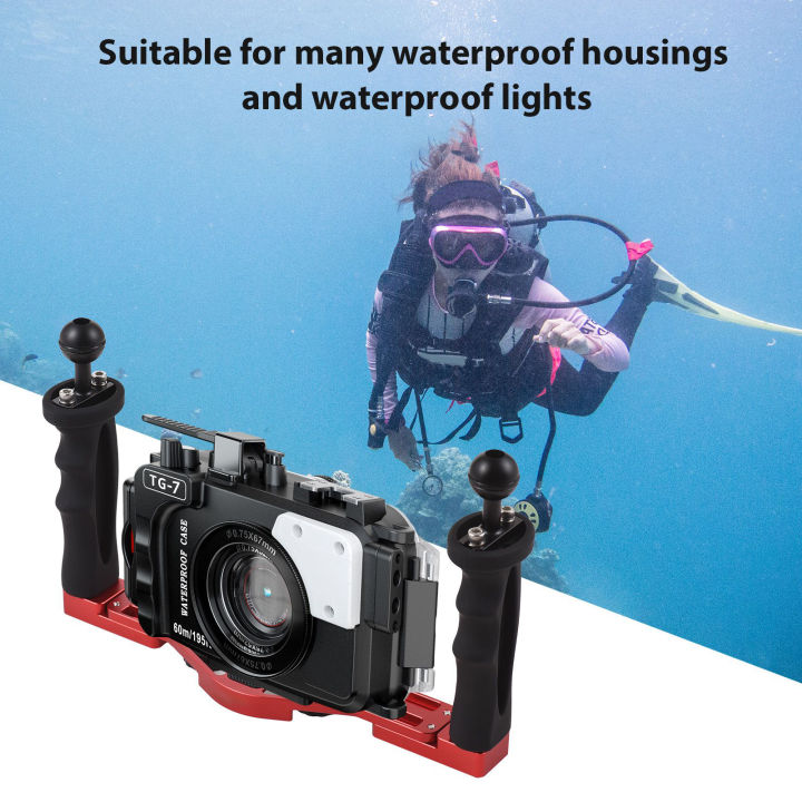 Dual Handle Camera Diving Rig Handheld Waterproof Underwater Tray ...