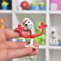 Disney Woody Buzz Lighty Forky Rex Action Figures Collection Mini Dolls Toys Model . 