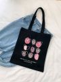 trendy and stylish tote bag for girls  | hand painted totebag  eco friendly 15 ×18 inches shopping bag for womens. 
