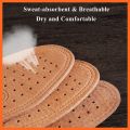 1 Pair Cowhide Insoles For Shoes Men Comfortable Deodorant Casual Leather Insole Feet Quality Genuine Leather Flats Shoe Sole.