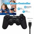 Perfect UCOM PC Dual Vibration Wired Game Controller Gaming Joypad Joystick USB Gamepad Joystick Gamepad Joypad For Win7/ XP For PC Laptop Vibration Gamepads.