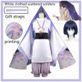 Scaramouche Wanderer Role Play Costume Complete Genshin Impact Cos Costume Past White Clothes Animation Festival Halloween. 