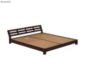 Rico Low Floor Bed
(King Size, Walnut Finish). 