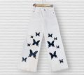 Butterfly Print Wide Leg Jeans for girls and Women. 