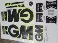 3D 2024 GM  Latest Edition   Black  AND Yellow  Professional Players Edition For  Cricket Bat  Stickers Latest 3D Cricket Bat Stickers Edition 2024. 