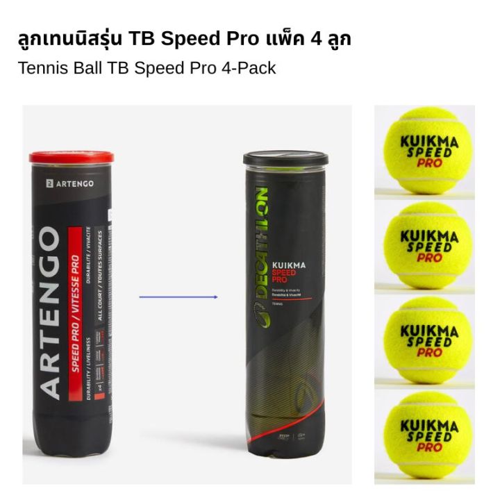 Artengo%20TB%20speed%20pro%20tennis%20ball%20pack%20of%203%20and%204%20balls%20for%20competition%20on%20hard%20ground%20and%20ground%20field.%20-%20Image%206