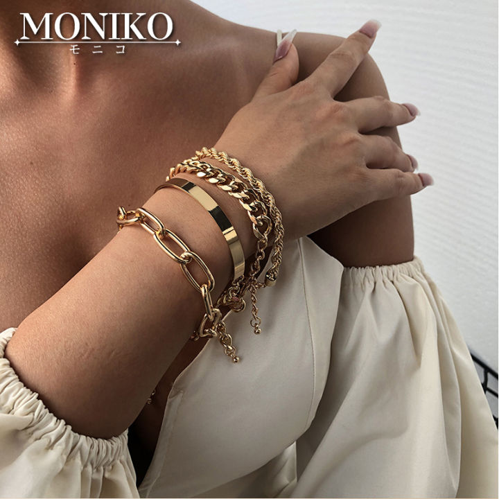 Silver%20Bracelet%20set,%20gold%20bracelet%20set,%20women%20bracelet%20set,%204%20pcs/set%20-%20Image%205