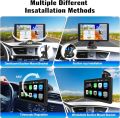 9 inch Portable Wireless Carplay Android Auto Screen for Car, Car Stereo Radio with HD Touch Screen, Car Play, Bluetooth, AUX, EQ, Siri, Voice Control, Multimedia Player. 