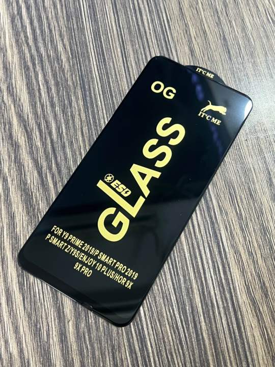 Huawei Y9 Prime 2019 Curved Tempered Glass Screen Protector Full Edge HD+ Anti-Dirt