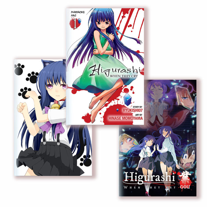 Higurashi Ripped Note A5 Notebook Higurashi When They Cry Anime Characters Ryugu Rena Kai ...