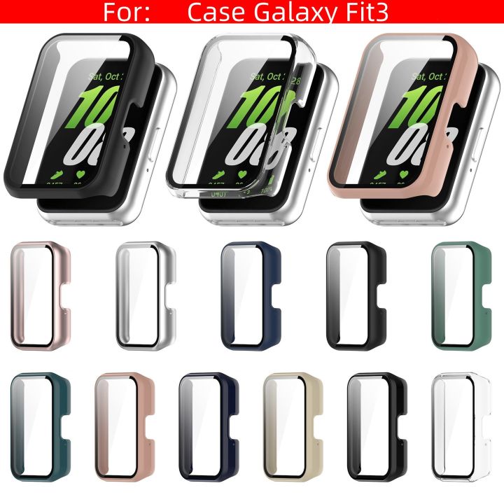 Samsung Galaxy Fit 3 case, tempered glass, tempered glass and case for Samsung Galaxy fit3 smart watch case, Galaxy Fit 3 case