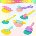 4-25pcs Kids Play Dough Tool Kit Various Animal Molds Ocean Shell Shape Cutters Rolling Pins Plasticine Molds Clay Accessories.