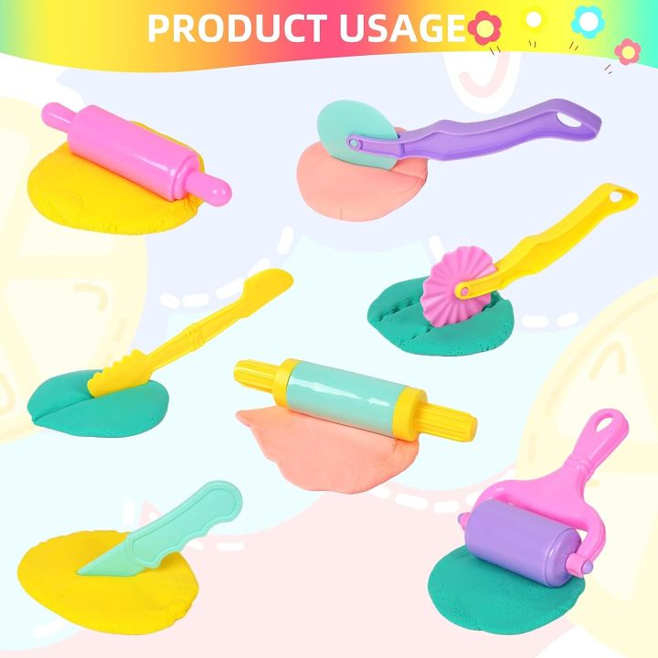 4-25pcs%20Kids%20Play%20Dough%20Tool%20Kit%20Various%20Animal%20Molds%20Ocean%20Shell%20Shape%20Cutters%20Rolling%20Pins%20Plasticine%20Molds%20Clay%20Accessories%20-%20Image%203