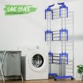 :*New Three Layers Clothes Drying Stand Rack Heavy Duty Double Pole Foldable Cloth Dryer Clothes Drying Stand*. 