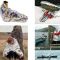 Emergency Blanket Outdoor Survival Rescue First Aid Foil Thermal Blanket Hypothermia Windproof Multi-use For Explore Camping.