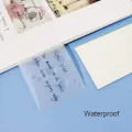 50 Sheets/pad Transparent Sticky Notes Pad Waterproof Self-Adhesive Clear Memo Message Reminder Home Office School Supplies. 