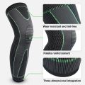 1/2 Pcs Compression Knee Pads Support Lengthen Stripe Sport Sleeve Arthritis Joint Pain Protector Elastic Kneepad Brace.