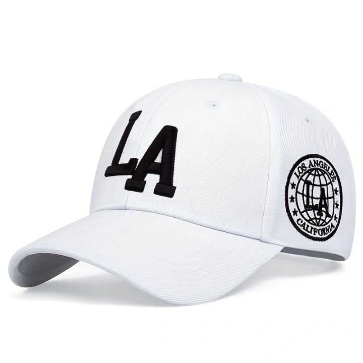 Unisex%20La%20Letter%20Embroidery%20Baseball%20Caps%20Spring%20and%20Autumn%20Outdoor%20Adjustable%20Casual%20Hats%20Sunscreen%20Hat%20-%20Image%205