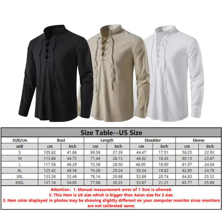 2pcs%20Set%20Men's%20Cotton%20Linen%20Shirt%20and%20Pants%20Suits%20for%20Men%20Beach%20Wear%20Tracksuit%20Solid%20Color%20Shirts%20Sweatpants%20Hawaiian%20Vacation%20-%20Image%205