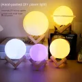 DIY LED Moon Light Galaxy Light, DIY Moon Night Light, Girl, Boy, Child, Woman Birthday Gift, Bedroom Decoration (Warm Light). 