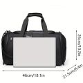 Large Capacity Carry on Travel Bag for Men Spacious Sports Gym Bag with Multiple Compartments Weekend Overnight Duffel Bag. 