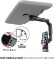 Sun Visor Phone Holder for Car Multifunctional 360° Rotating Sun Visor Cell Phone Holder with IPhone/Samsung/Android. 