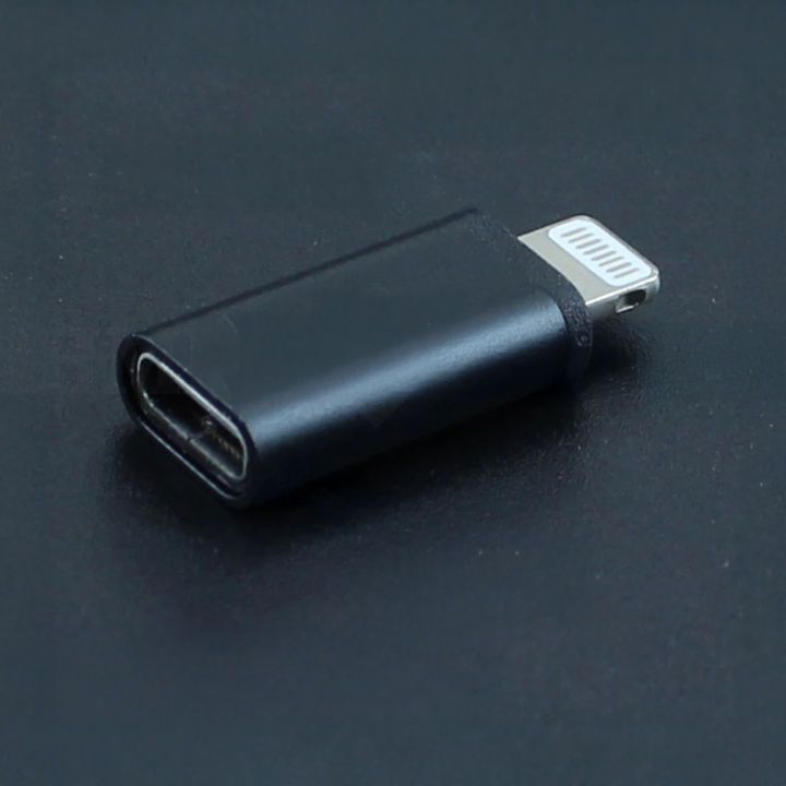 USB C Female to Lightning Male Adapter - Charging & Data Transfer for iPhone, iPad & AirPods