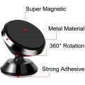 Magnetic Car Phone Holder Stand Smartphone Stand Clip Magnet Mount Round Car Phone Holder Support Stand for IPhone 13 12 11.