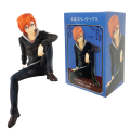 FuRyu Bungo Stray Dogs 12cm Dazai Osamu Noodles Press Figure Japanese Cartoon Figurines Collection Cute Toys.