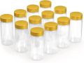 Spicy Bottle Transparent -10 Pcs Set Medium Size / Plastic Spicy Bottle Set. 