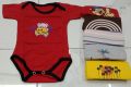 pack of 5 body suit set mix print. 