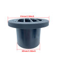 60mm/2.36inch Air Vent Ducting Piece Round Flat Pipe Outlet Exhaust Connector for Webasto Eberspaecher Parking Heater Accessory.