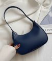 Korean Style Solid MultiColor Shoulder Bag for Women | Elegant & Stylish Underarm Hobo Clutch | Casual Trendy Crescent Purse For Women. 