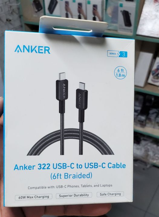 ANKER First Charging Cable 15w to 65w Supporting