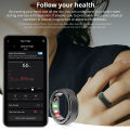 2024 COLMI R10 Smart Ring Men Women, Smartring With Charging Case, Health and Sleep Monitor, 5ATM Waterproof For  Phone. 