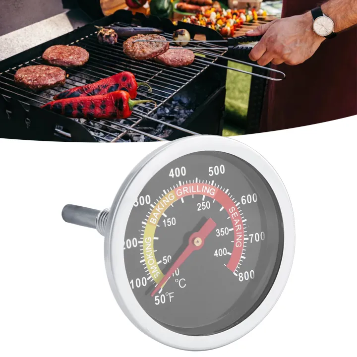 50~800%C2%B0F%20Stainless%20Steel%20Barbecue%20Thermometer%20Tempered%20Glass%20Surface%20Long%20Life%20For%20Outdoor%20Camping%20Barbecue%20Essential%20Tools%20-%20Image%204
