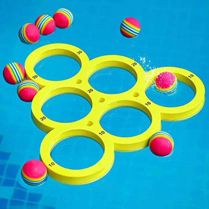 hot sale Pool Games Set with 10 Balls Pool Floating Throwing Games ...