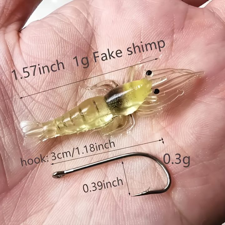 5/10/20pcs%20Goture%20Shrimp%20Lures%20Soft%20Shrimp%20Fishing%20Lures%20For%20Freshwater%20Saltwater%20Luminous%20Shrimp%20Bait%20Set%20With%20Sharp%20Hook%20Bead%20-%20Image%204