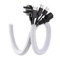 Braided Cable Sleeve PET Nylon Braid Wrapping Cable Casing Cable Sleeves Wire For Laptop PC TV Wire Protector Cable Wrap Cover.