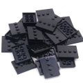 50PCS City Figures Stand 3X4 Dots Base Plate With 4 Knobs Display Holder DIY MOC Building Blocks Accessory Bricks Parts 88646.