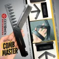 CESTOMEN Multifuncional Portable Plastic Folding Pocket Combs Barber Men Oil Head Beard Combs Hair Styling Wide Tooth Combs.