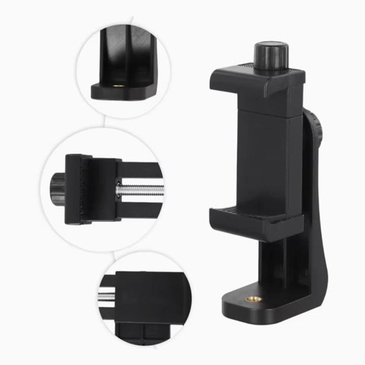 Double%20Nut%20Multifuction%20360%20Degree%20Rotating%20Tripod%20Mobile%20Phone%20Holder%20Mount%20Stand%20Chip%20Adapter%20Adjustable%20Clamp%20Smartphones%20Base%20-%20Image%203